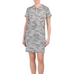 Jane and Delaney Camo dress with hood